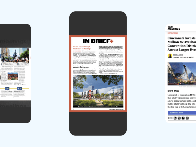 Visit Cincy | PR Strategy for Meetings Momentum