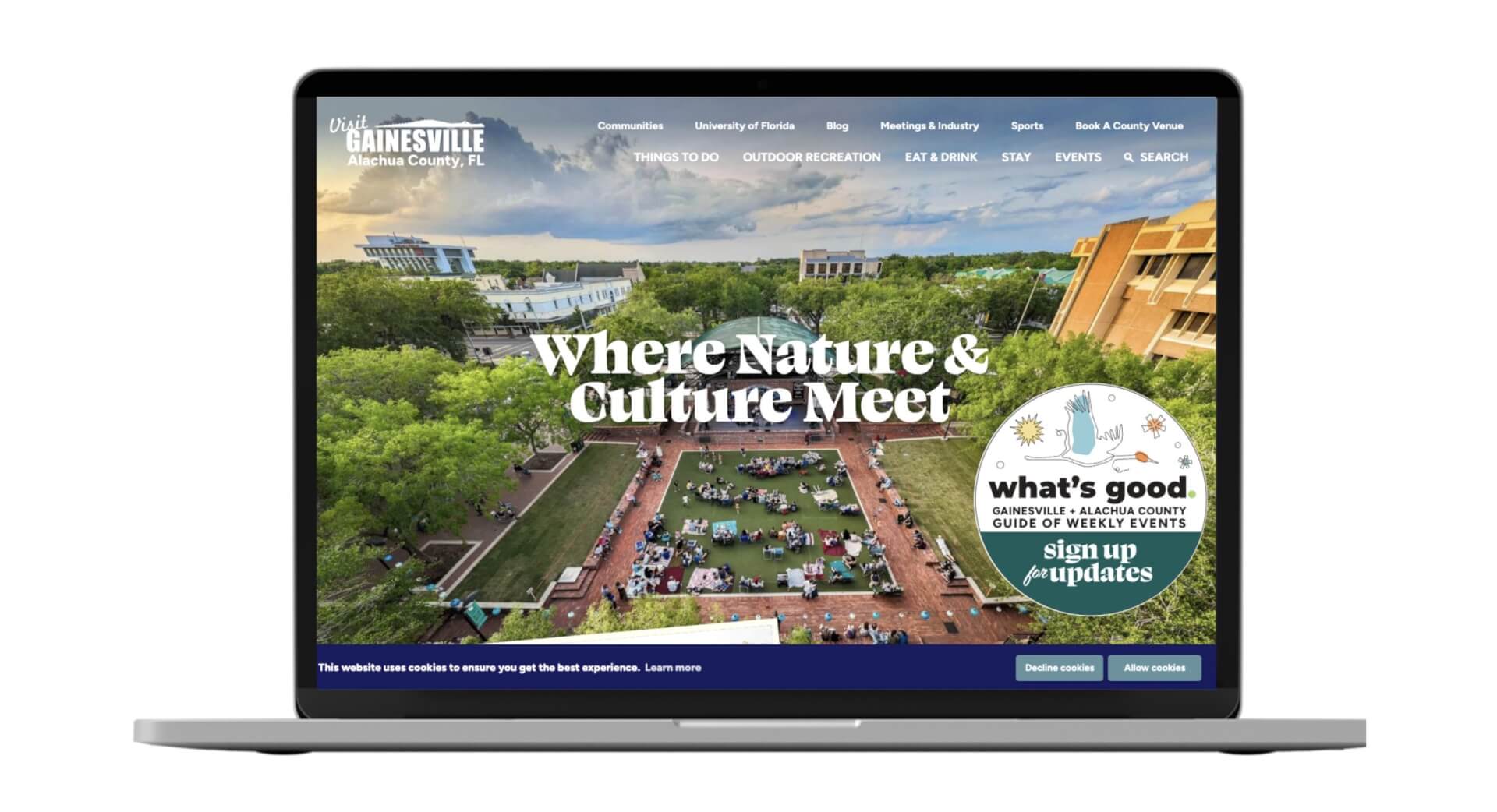 Visit Gainesville | Website Redesign