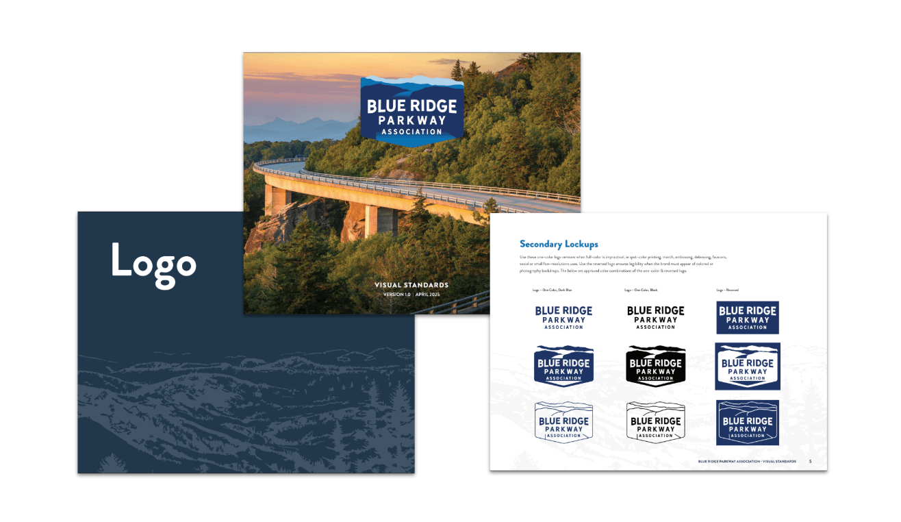 Blue Ridge Parkway Association | Brand Identity, Visitor Guide & Website Blue Ridge Parkway Association | Brand Identity, Visitor Guide & Website