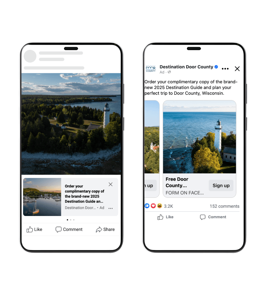 Destination Door County | Email Marketing Lead Generation