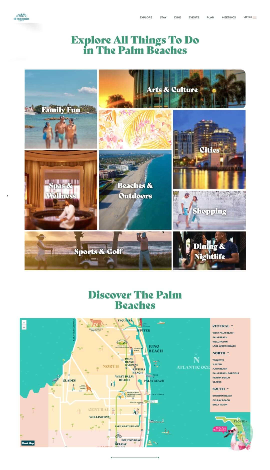 The Palm Beaches | Website Refresh