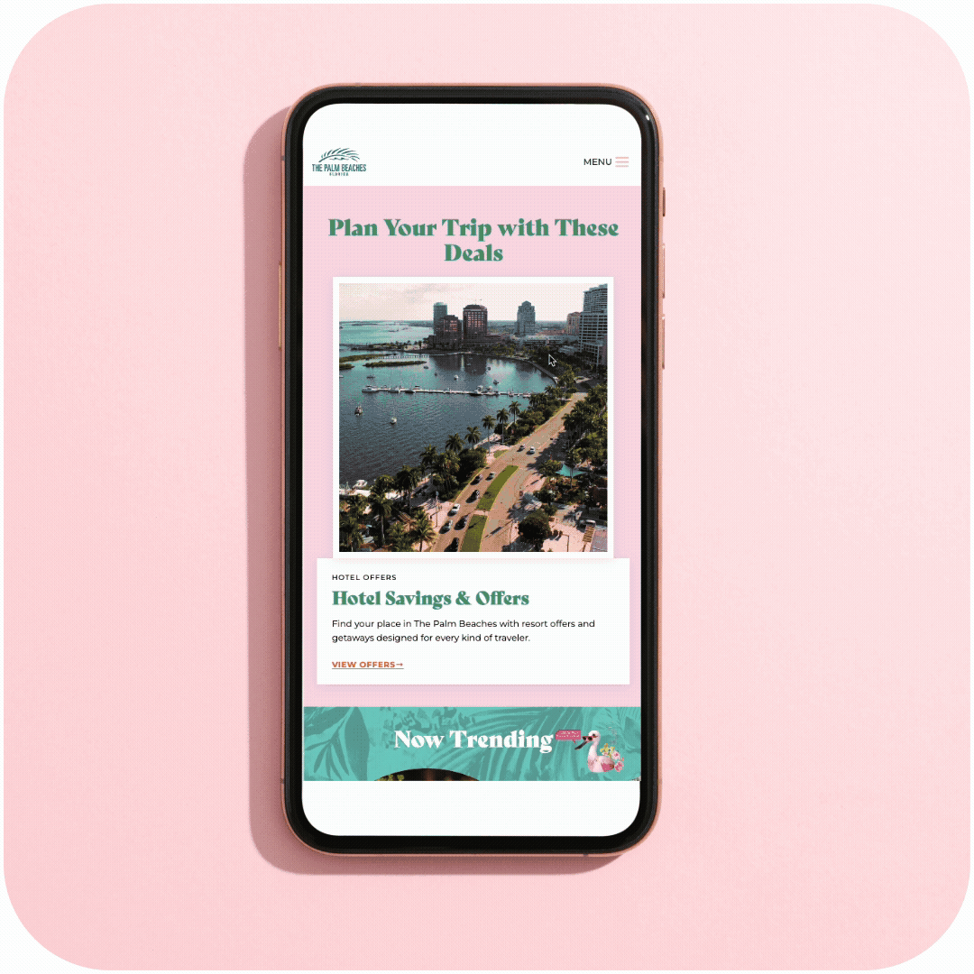 The Palm Beaches | Website Refresh