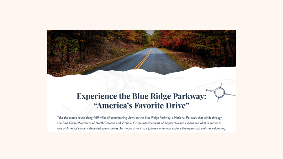 Blue Ridge Parkway Association | Brand Identity, Visitor Guide & Website Blue Ridge Parkway Association | Brand Identity, Visitor Guide & Website