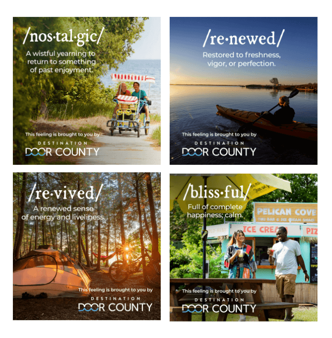 Destination Door County | "Feelings" Campaign