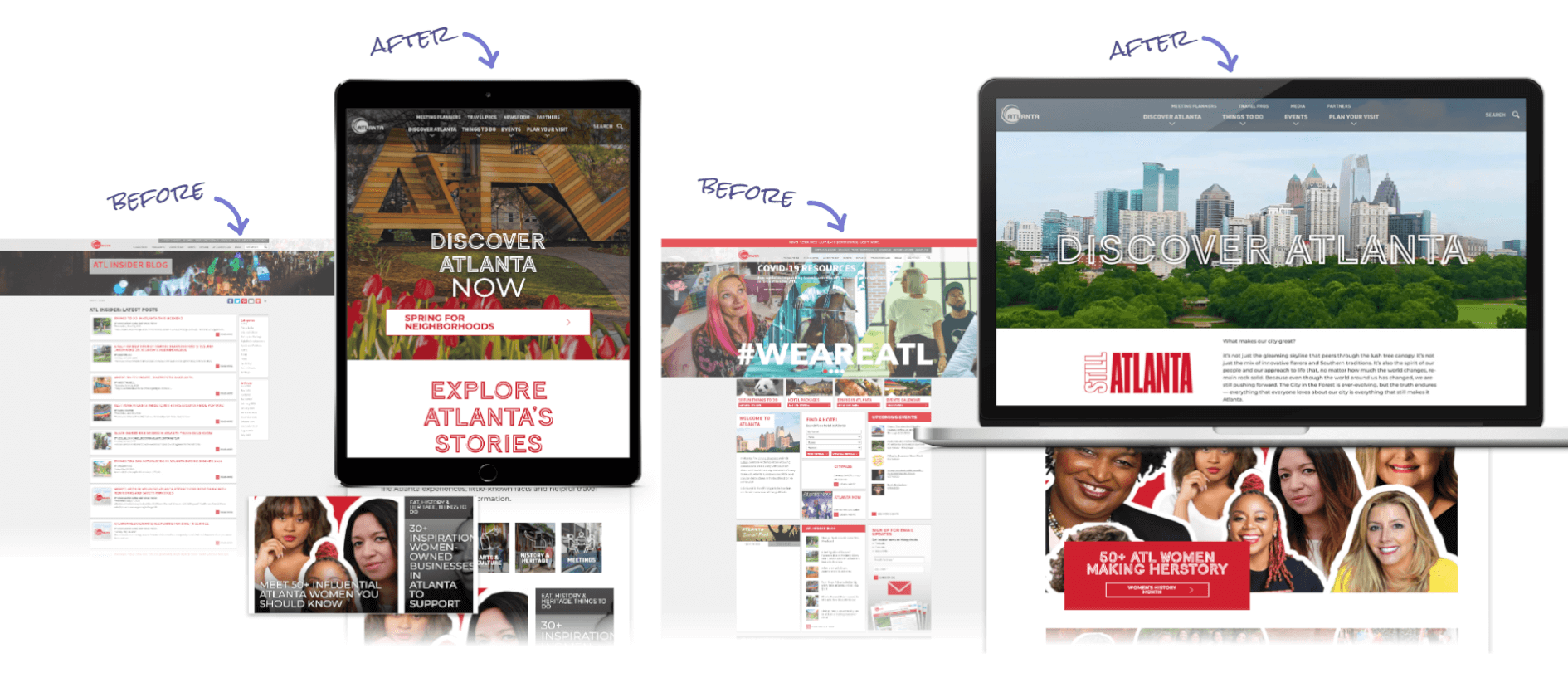 Discover Atlanta | Website Development